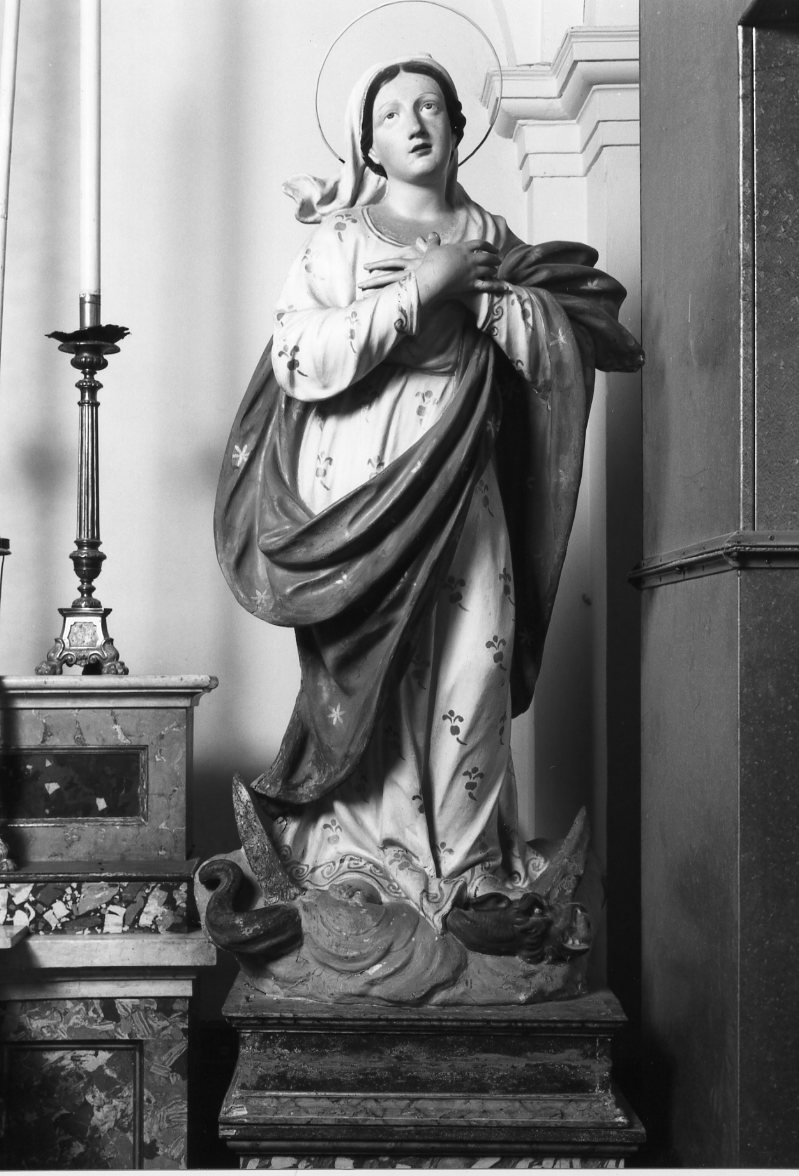 Madonna Immacolata (statua) di Ballanti Graziani Giuseppe (fine sec. XVIII)