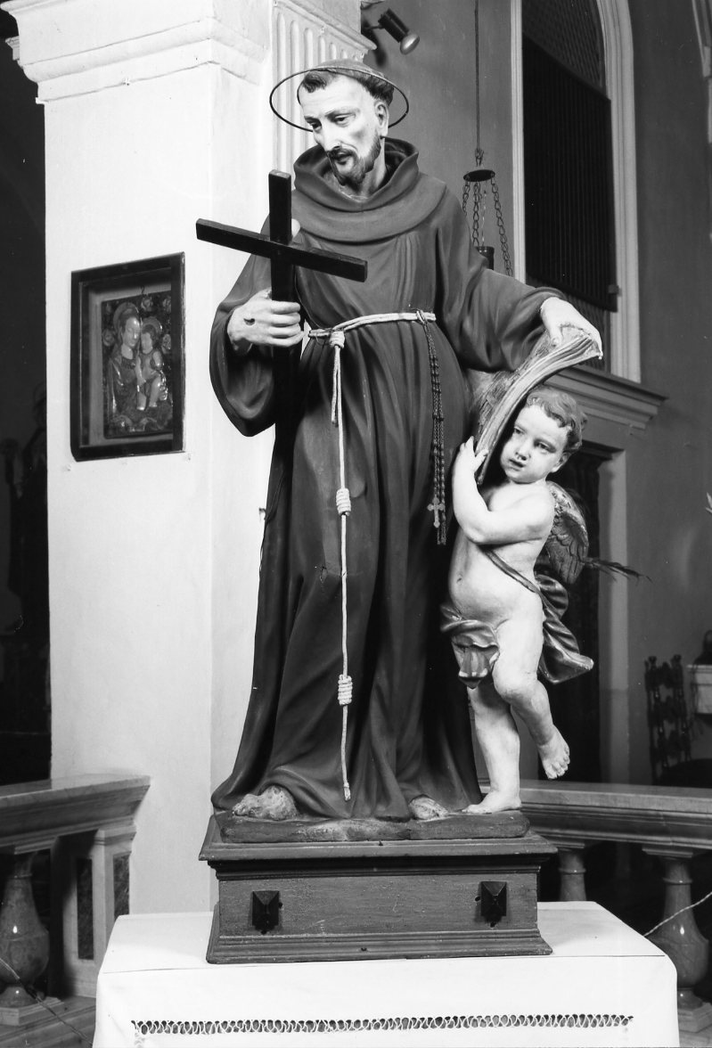 San Francesco d'Assisi (statua processionale) di Ballanti Graziani Giuseppe (fine sec. XVIII)