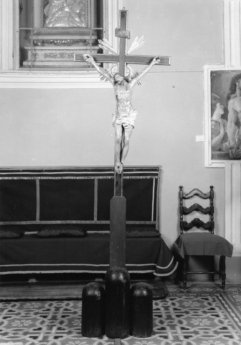 Cristo crocifisso (scultura) - bottega romagnola (inizio sec. XVIII)