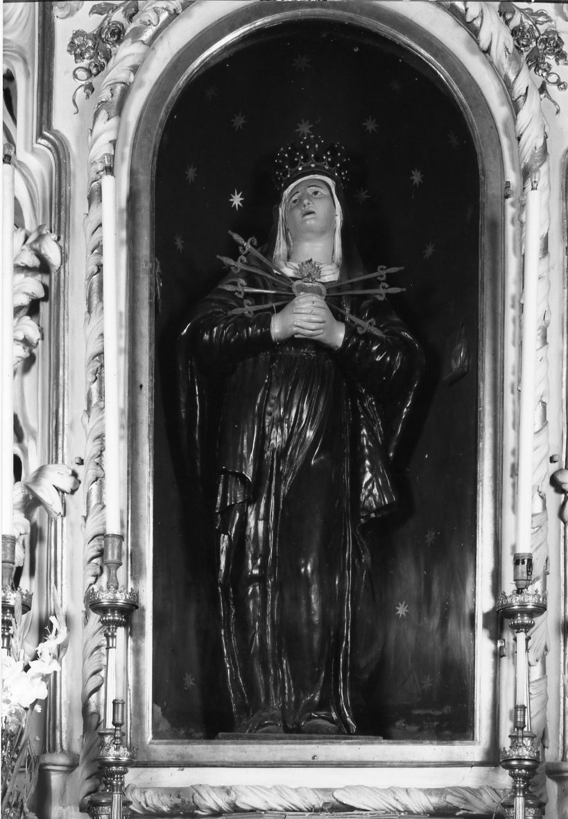 Madonna Addolorata (statua) di Ballanti Graziani Giuseppe (fine sec. XVIII)