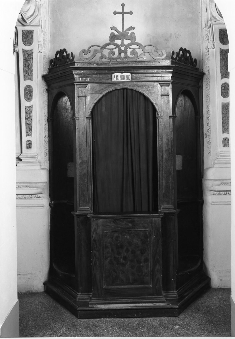 confessionale - bottega romagnola (sec. XVIII)