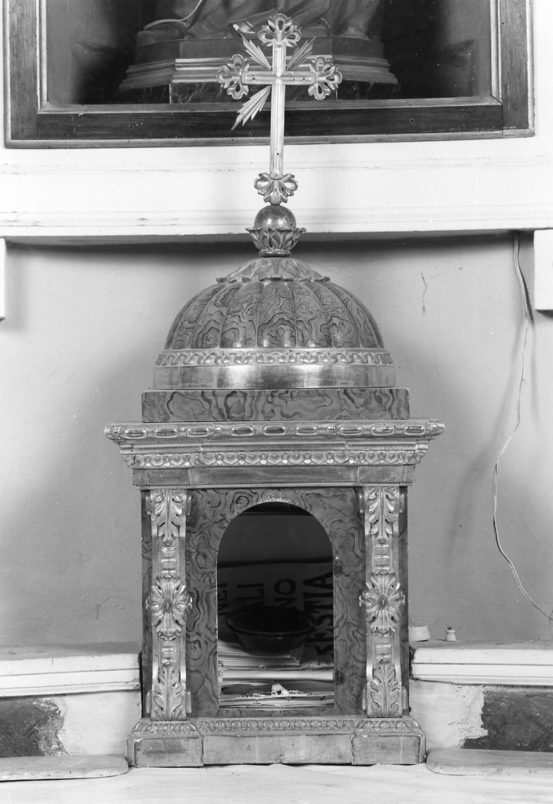 tabernacolo - a tempietto - bottega romagnola (sec. XVIII)