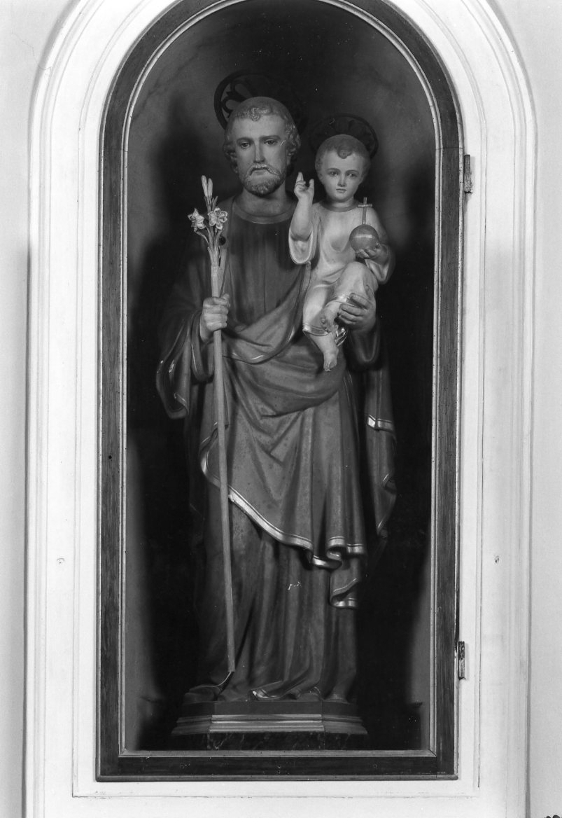 San Giuseppe e Gesù Bambino (statua) di Ballanti Graziani Giuseppe (fine sec. XVIII)