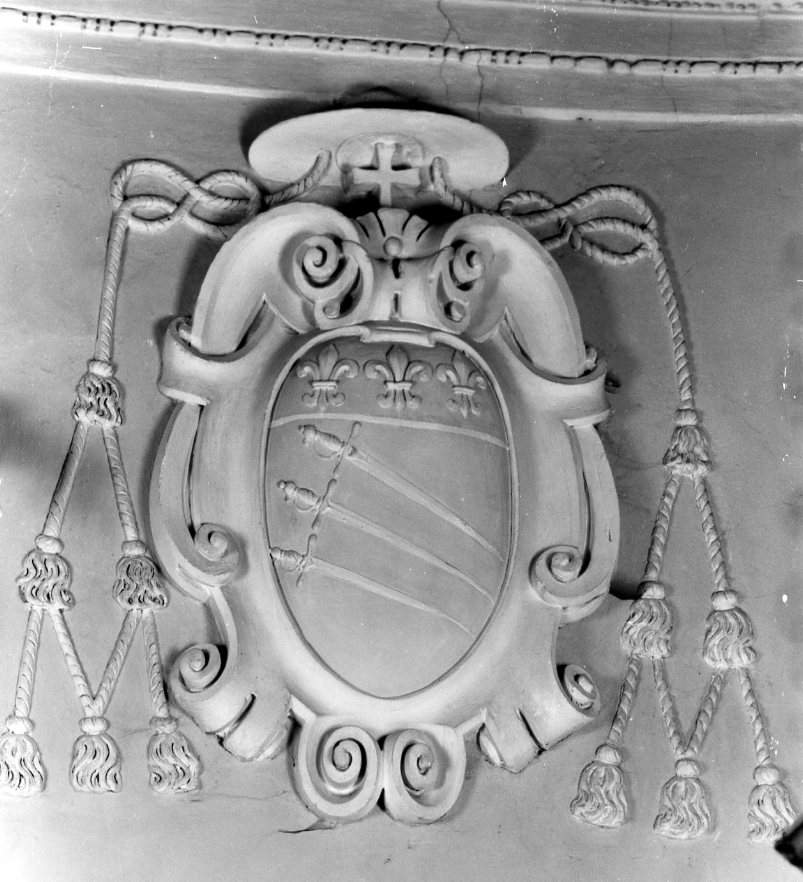 stemma cardinalizio (rilievo) - bottega romagnola (prima metà sec. XVII)