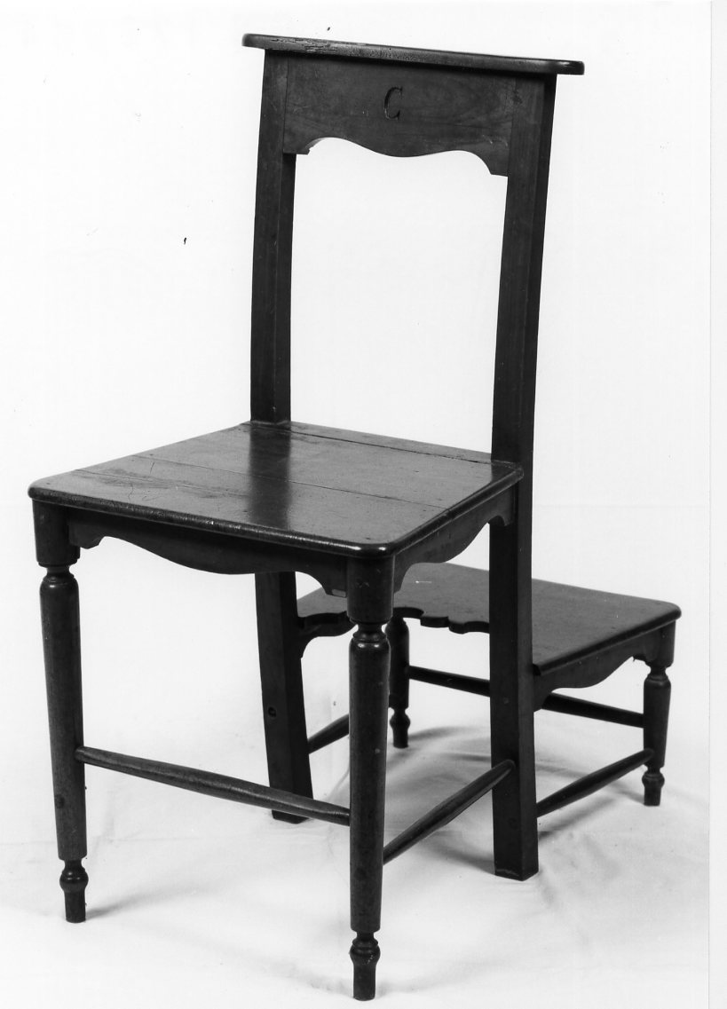 sedia-inginocchiatoio - bottega romagnola (sec. XIX)