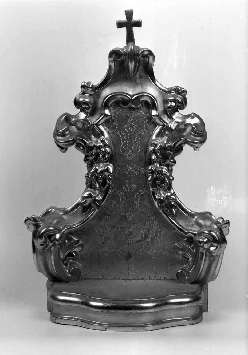 tronetto per esposizione eucaristica - bottega romagnola (sec. XIX)