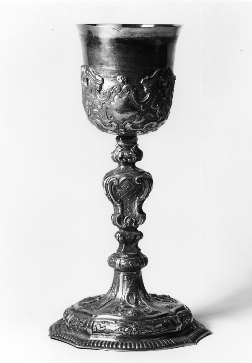 calice - bottega romagnola (sec. XIX)