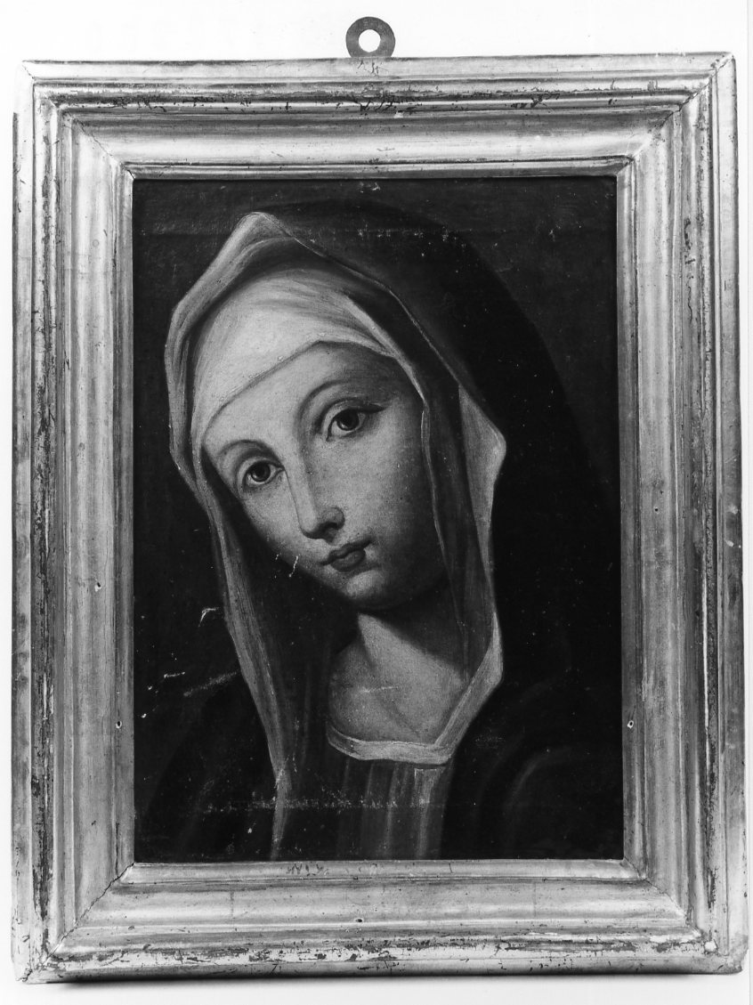 testa di Madonna (dipinto) di Dalla Valle Giovanni (sec. XIX)