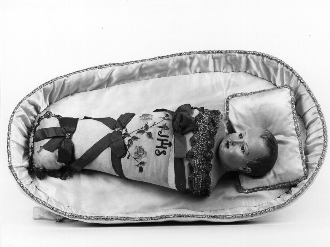 Gesù Bambino (statuetta devozionale) - bottega faentina (sec. XIX)