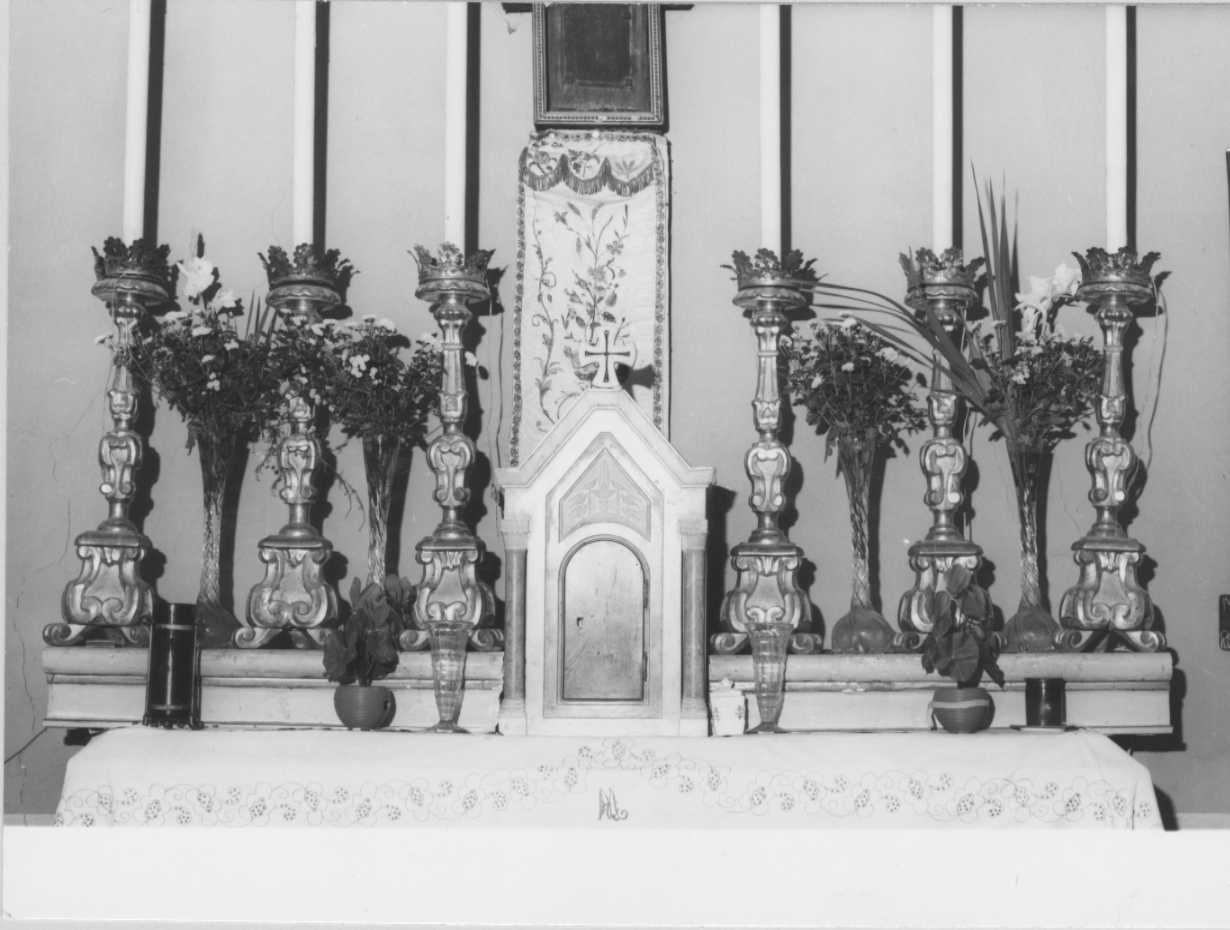 candeliere, serie - bottega romagnola (sec. XVIII)