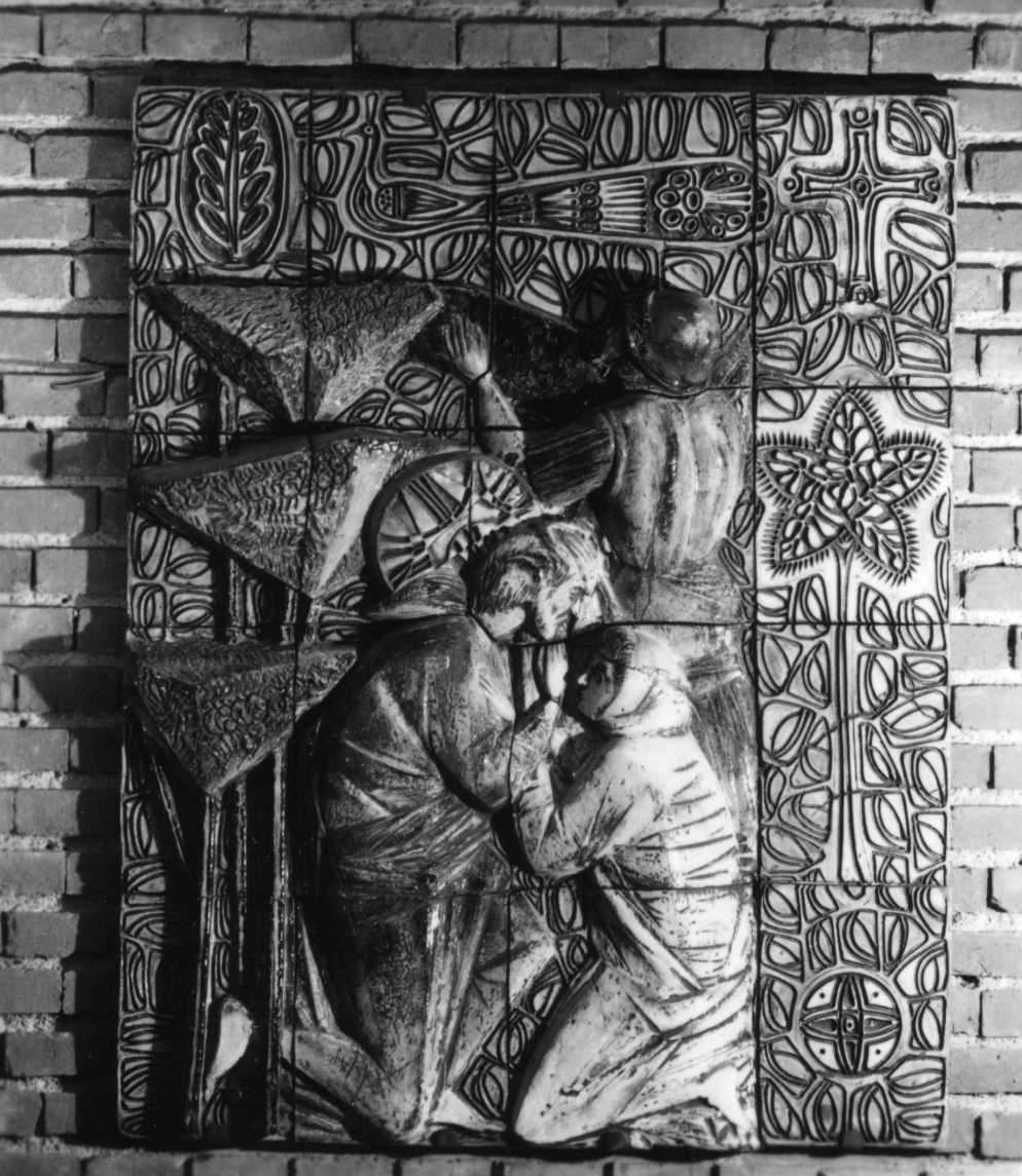 stazioni della via crucis (rilievo, ciclo) di Biancini Angelo (sec. XX)
