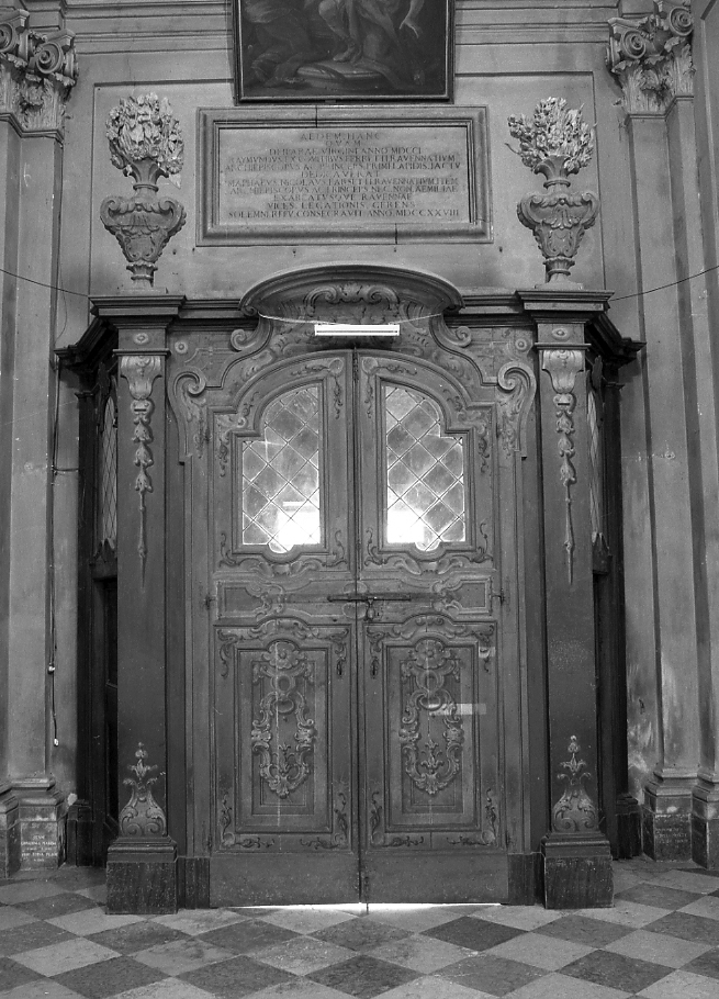 bussola d'ingresso di Barbiani Domenico (sec. XVIII)