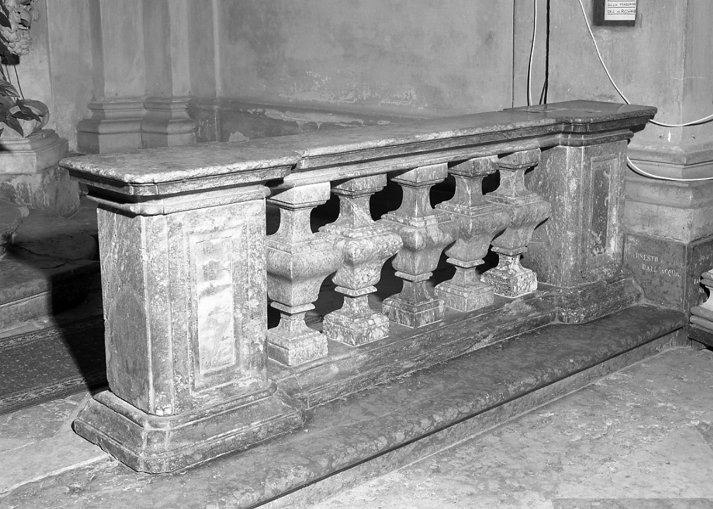balaustrata, insieme - bottega modenese (sec. XVIII)