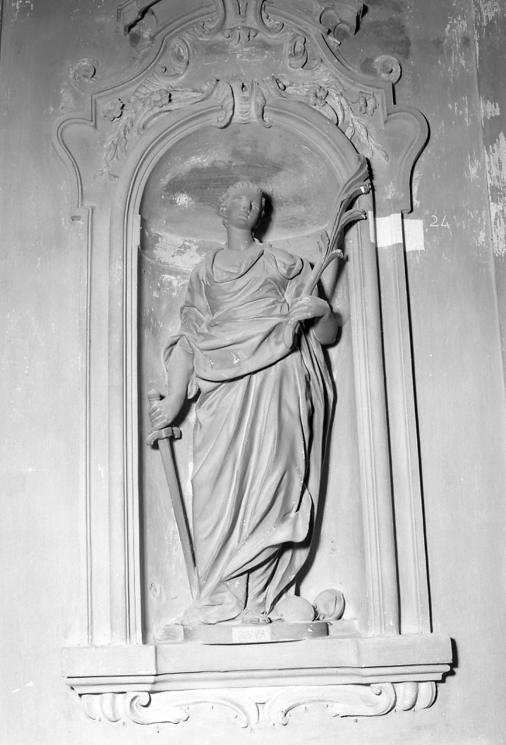 allegoria della Giustizia (statua) di Martinetti Antonio (sec. XVIII)