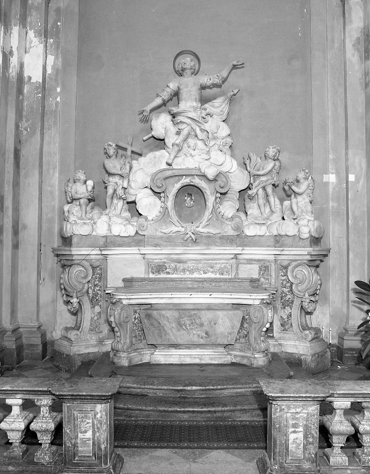 San Vitale in gloria e angeli (altare) di Toschini Giovanni, Bertos Girolamo (sec. XVIII)