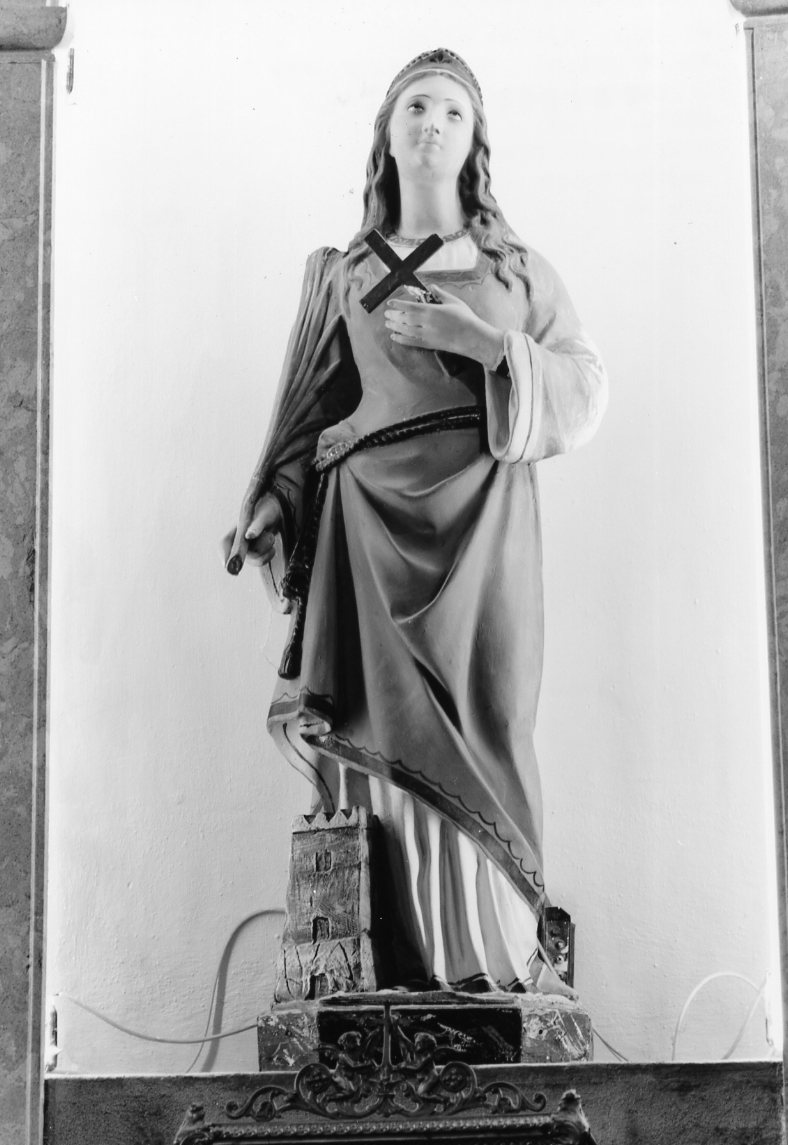 Santa Barbara (statua) - ambito romagnolo (fine sec. XIX)