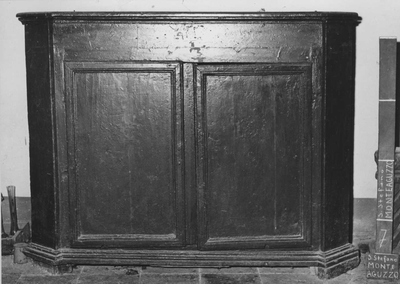 mobile da sacrestia - bottega romagnola (secc. XVIII/ XIX)