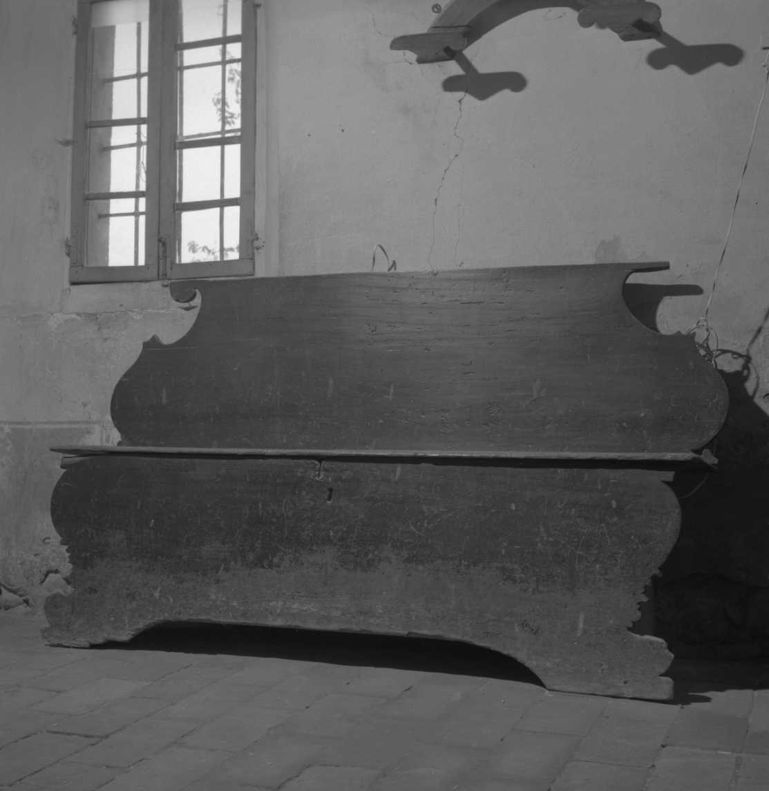 cassapanca - bottega romagnola (sec. XVIII)