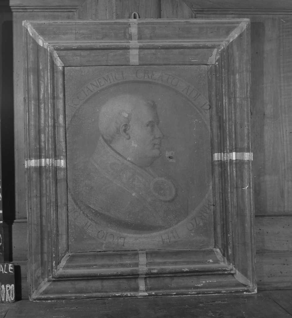 Ritratto del Cardinale Caccianemici, ritratto di ecclesiastico (dipinto) - ambito forlivese (seconda metà sec. XVI)