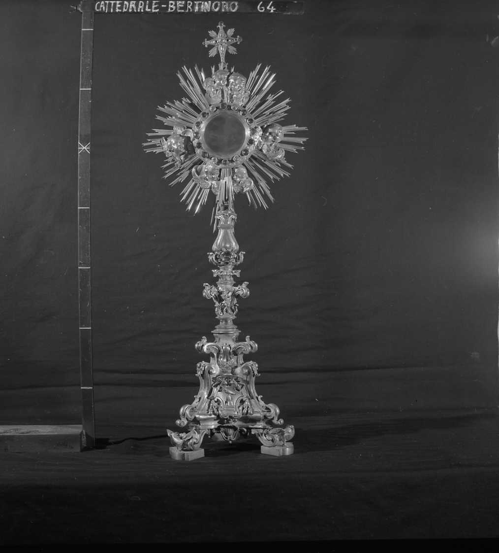 ostensorio - ambito bolognese (terzo quarto sec. XVIII)