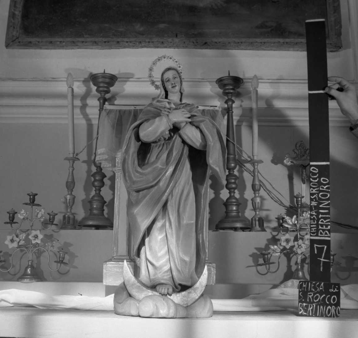 Immacolata Concezione (statuetta, opera isolata) - bottega romagnola (sec. XVIII)