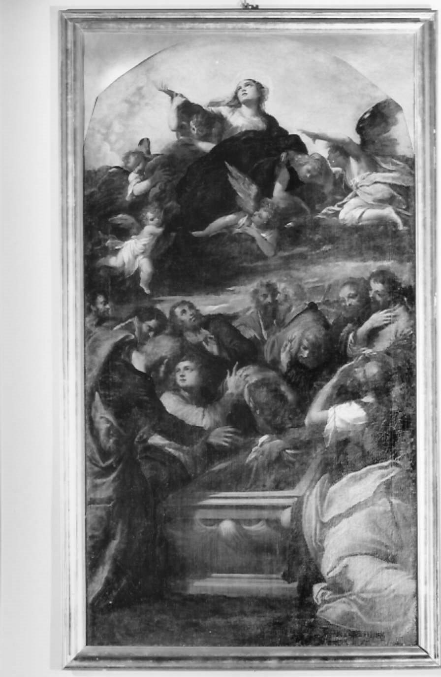 assunzione della Madonna (dipinto) di Scarsella Ippolito detto Scarsellino (inizio sec. XVII)