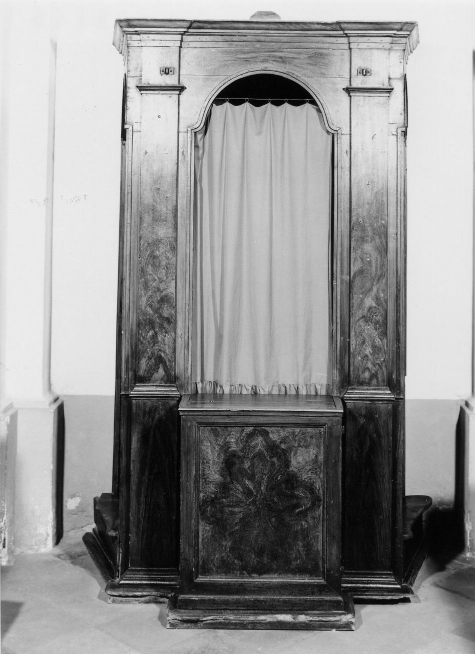 confessionale - bottega romagnola (seconda metà sec. XVIII)