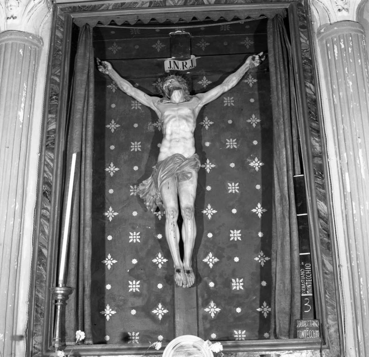 Cristo crocifisso (scultura) - bottega romagnola (fine/inizio secc. XVIII/ XIX)