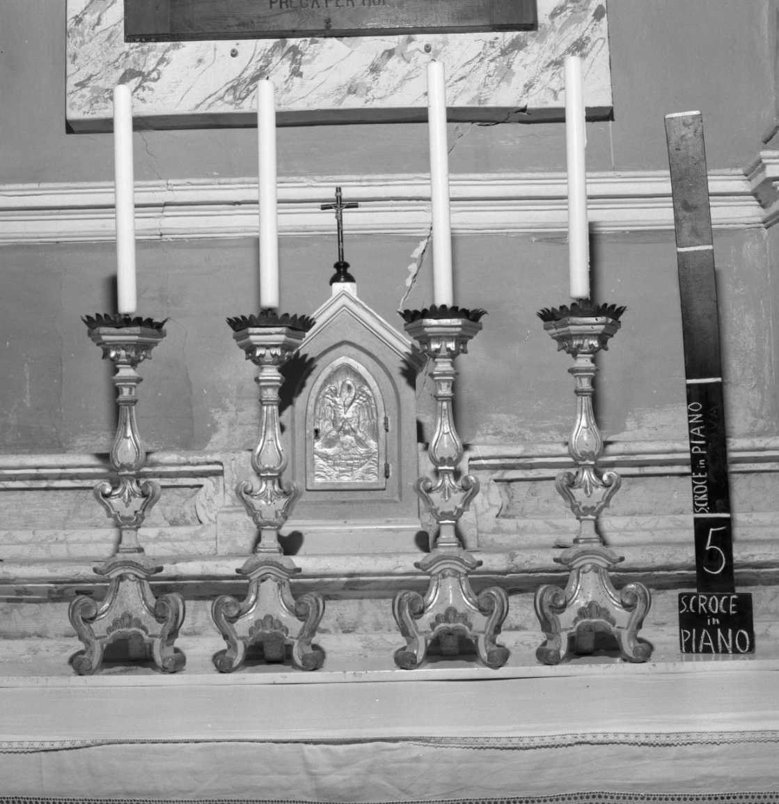 candeliere, serie - bottega romagnola (sec. XVIII)