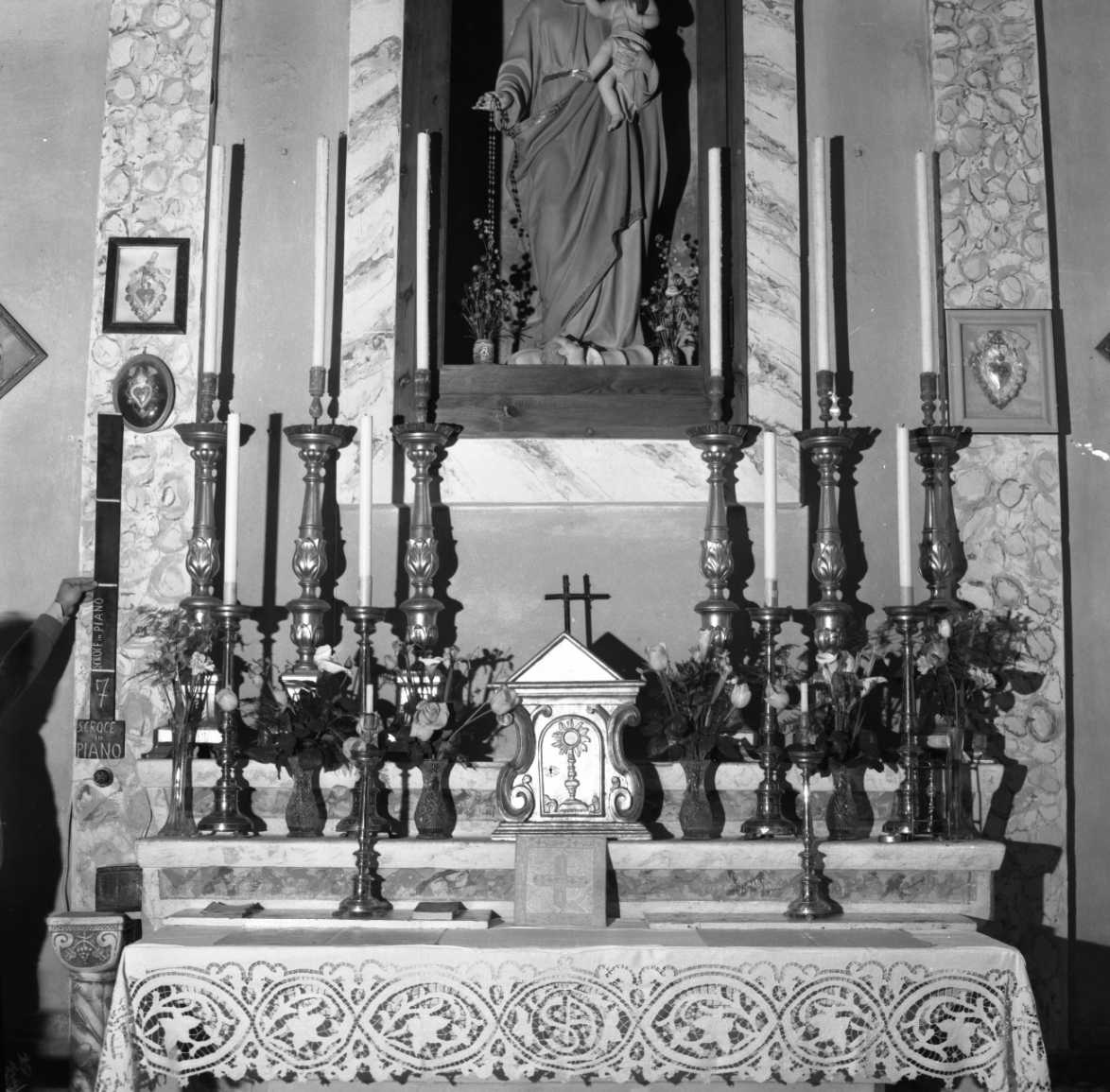 candeliere, serie - bottega romagnola (fine/inizio secc. XVIII/ XIX)