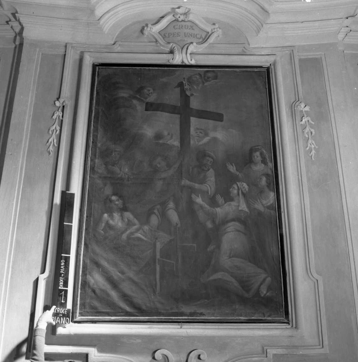 ritrovamento della vera croce (pala d'altare) - ambito romagnolo (prima metà sec. XIX)