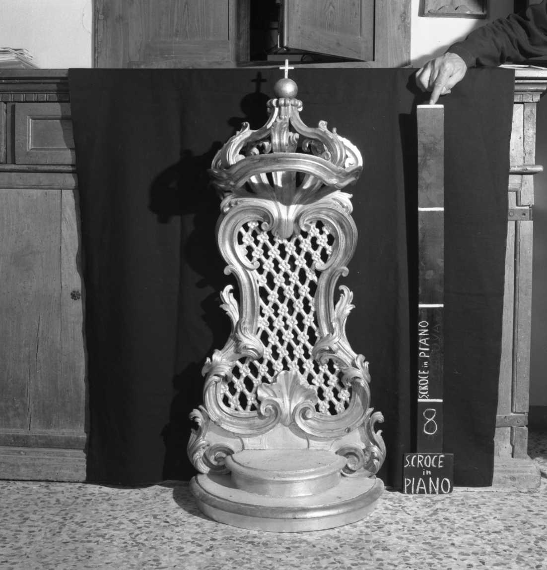 tronetto per esposizione eucaristica - bottega bolognese (sec. XVIII)