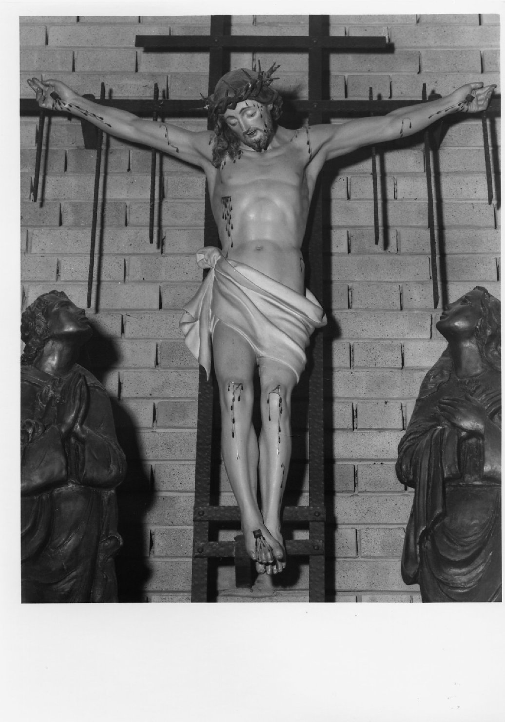 Cristo crocifisso (scultura) - bottega tirolese (seconda metà sec. XIX)