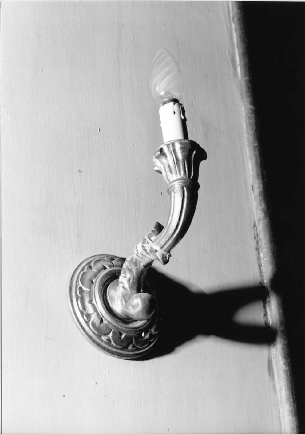 candeliere da parete, serie - bottega tosco-romagnola (sec. XIX)