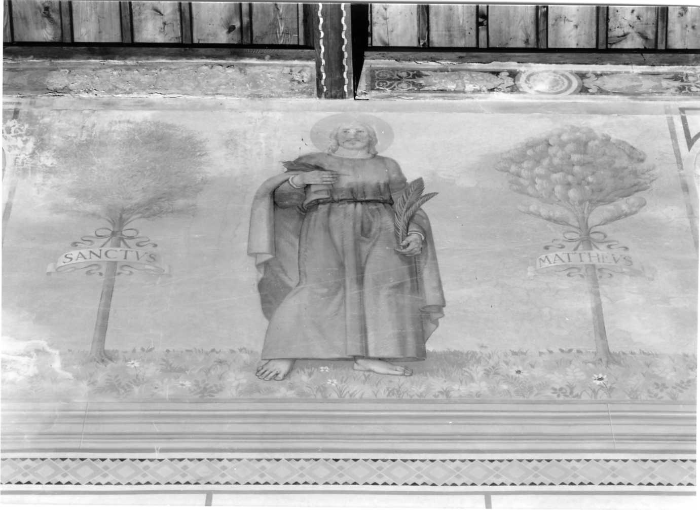 San Matteo apostolo (dipinto, elemento d'insieme) - ambito parmense (sec. XX)