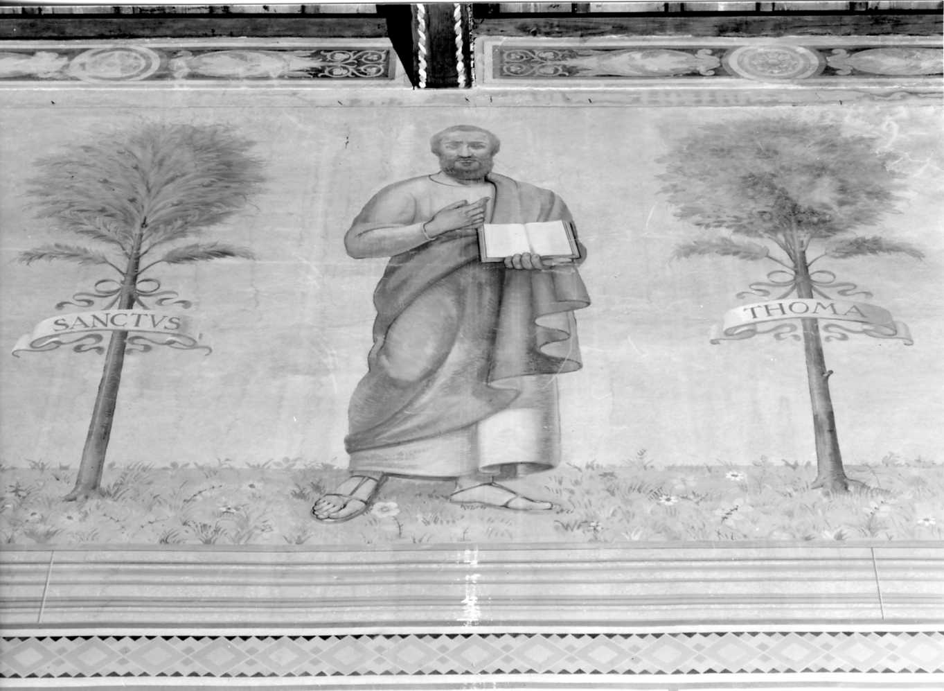 San Tommaso apostolo (dipinto, elemento d'insieme) - ambito parmense (sec. XX)