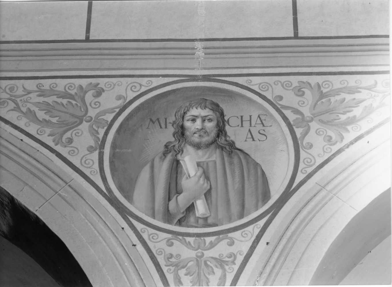 Il profeta San Michele (?) (dipinto, elemento d'insieme) - ambito parmense (sec. XX)