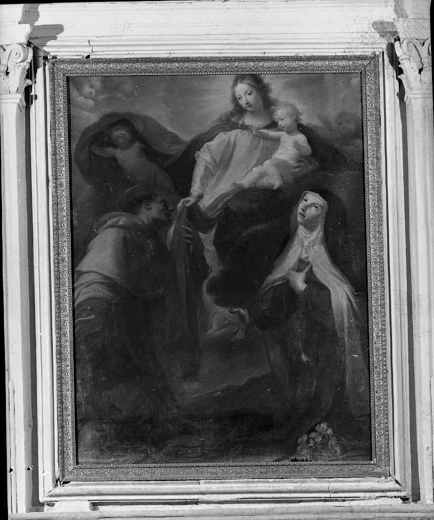 Madonna del Carmelo e santi (pala d'altare) - ambito romagnolo (fine/inizio secc. XVII/ XVIII)