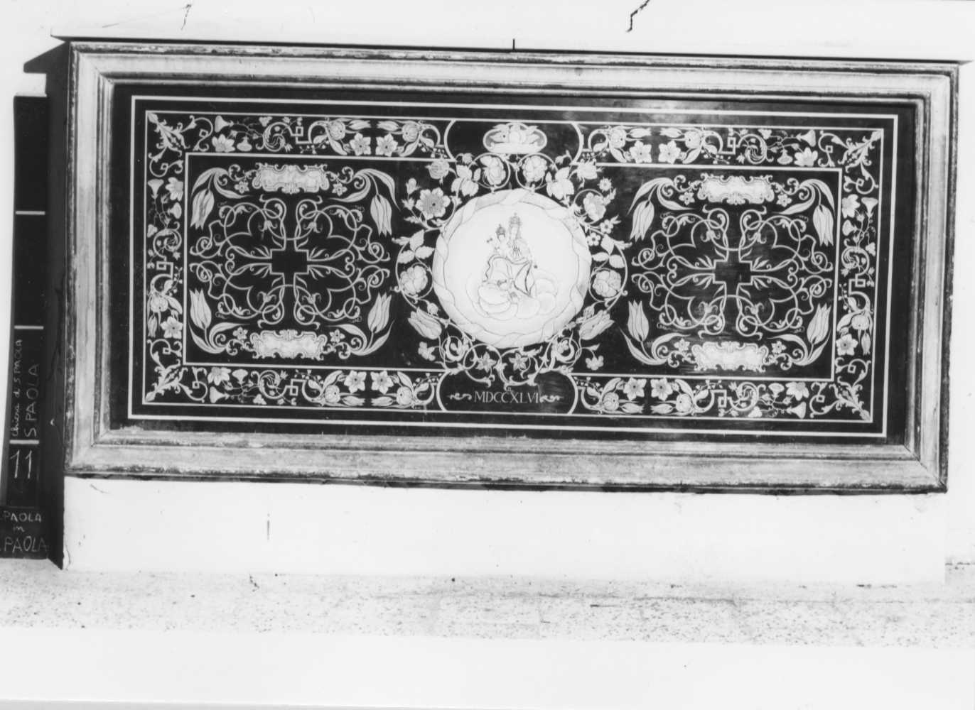 paliotto - bottega carpigiana (sec. XVIII)