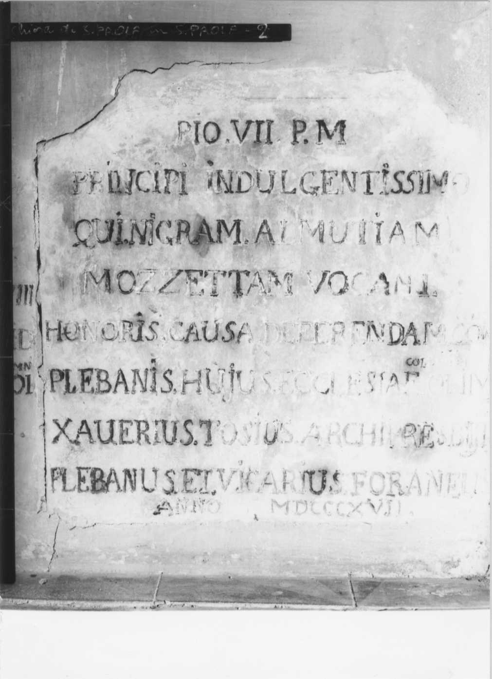 lapide - bottega romagnola (sec. XIX)