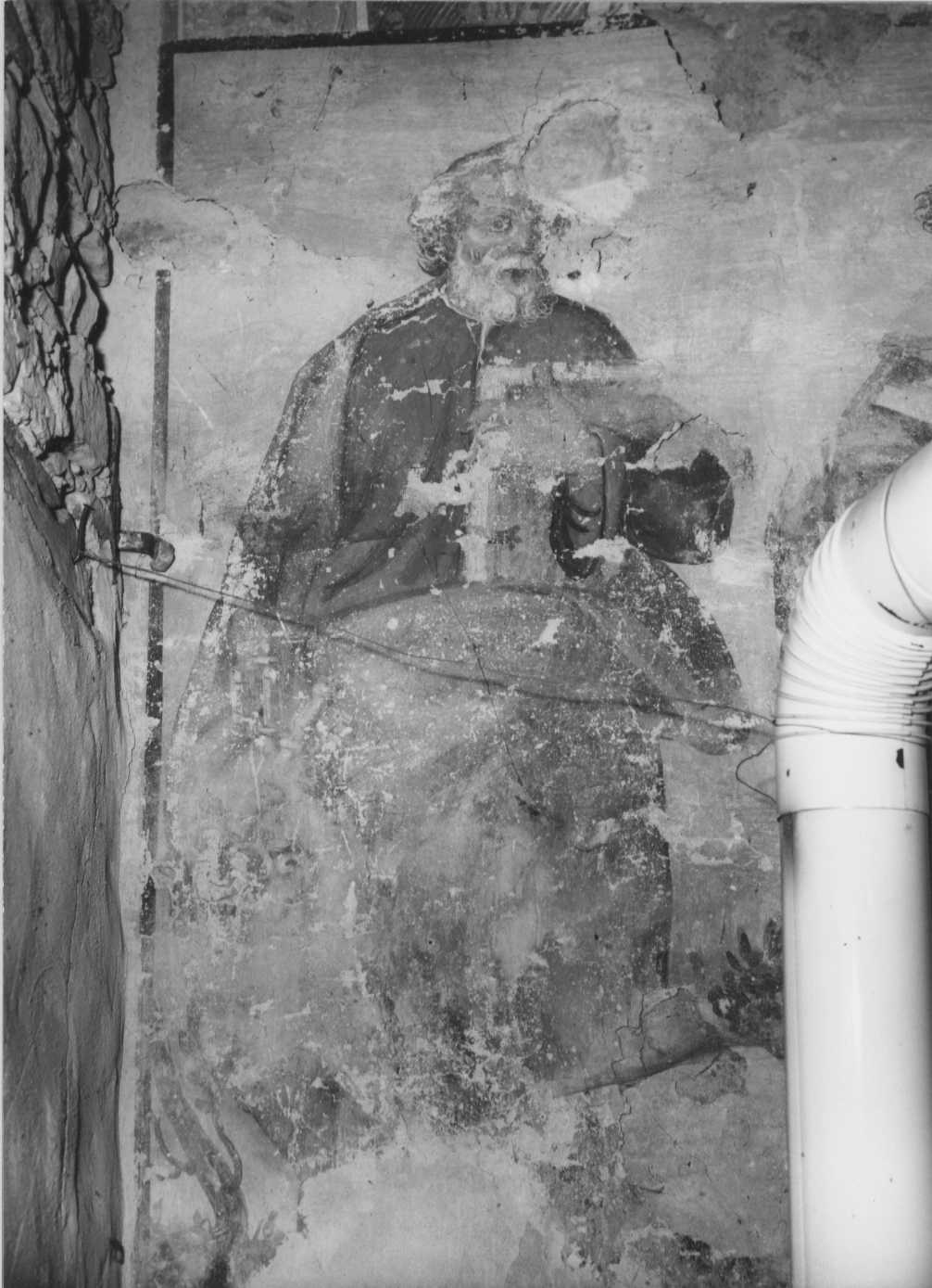 San Pietro e San Bernardino (dipinto, frammento) - ambito romagnolo (seconda metà sec. XVI)