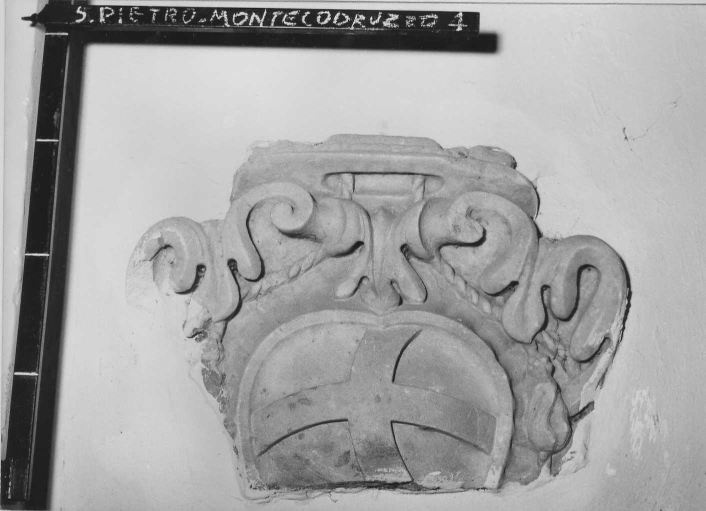 stemma (rilievo, frammento) - bottega romagnola (sec. XVIII)