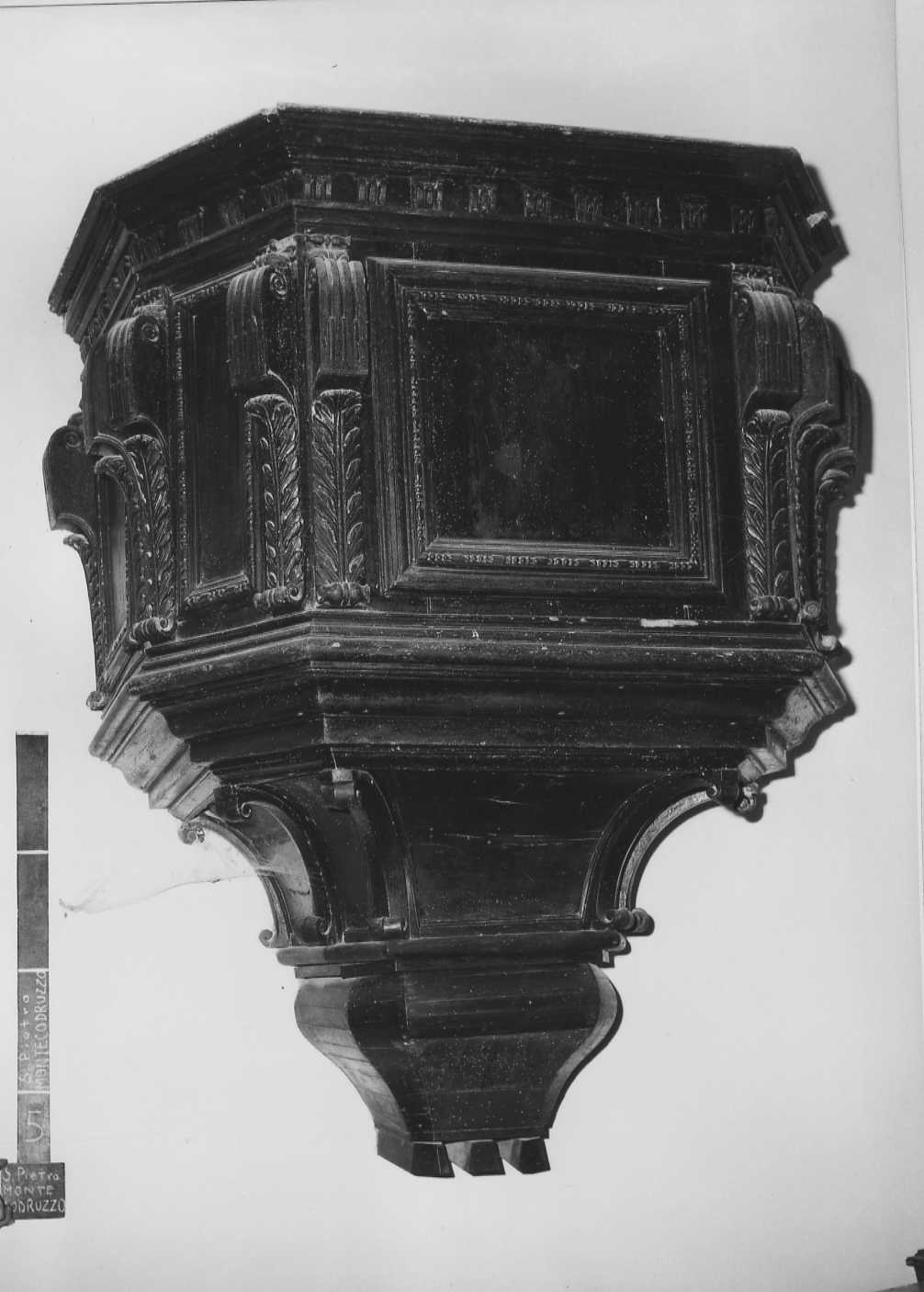 pulpito - bottega romagnola (seconda metà sec. XVI)