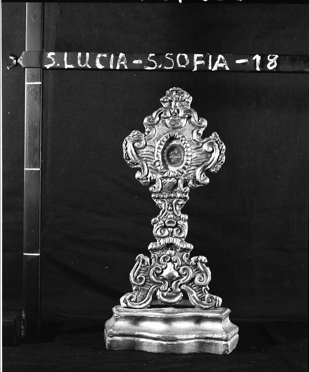 reliquiario - bottega Italia centro-settentrionale (secc. XVIII/ XIX)