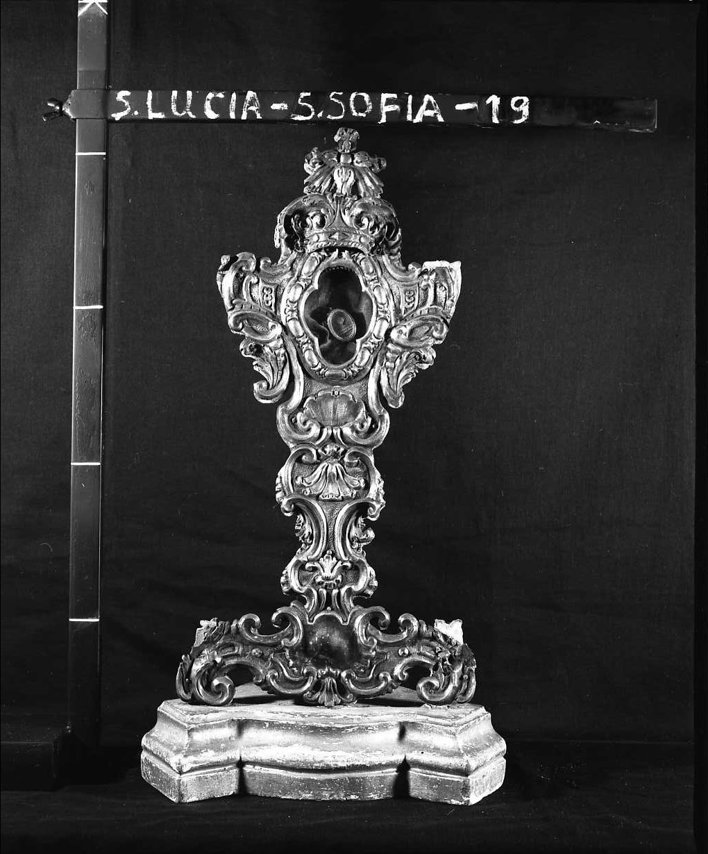 reliquiario - bottega Italia centro-settentrionale (sec. XVIII)