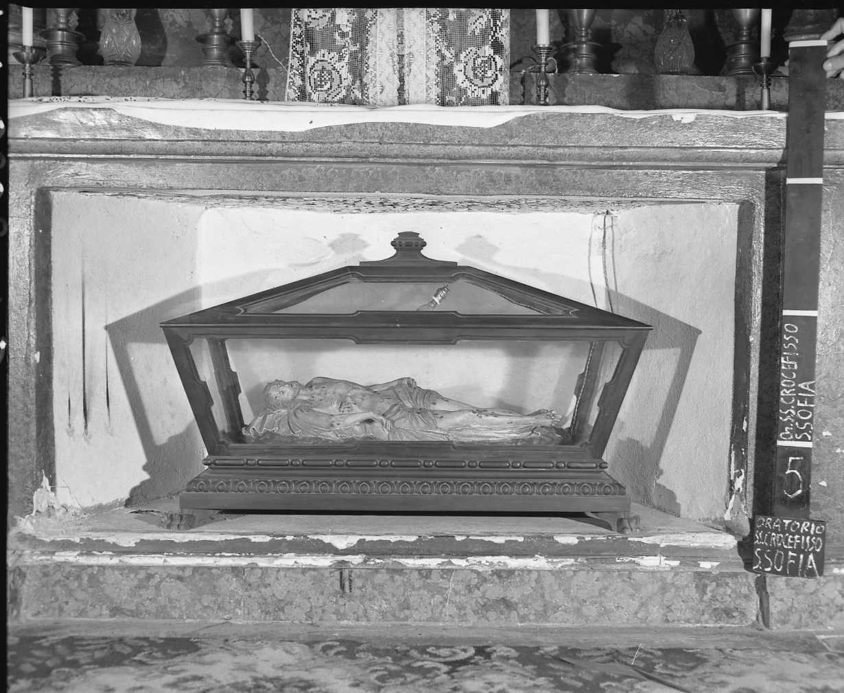 Cristo deposto dalla croce (scultura) - bottega emiliana (sec. XIX)