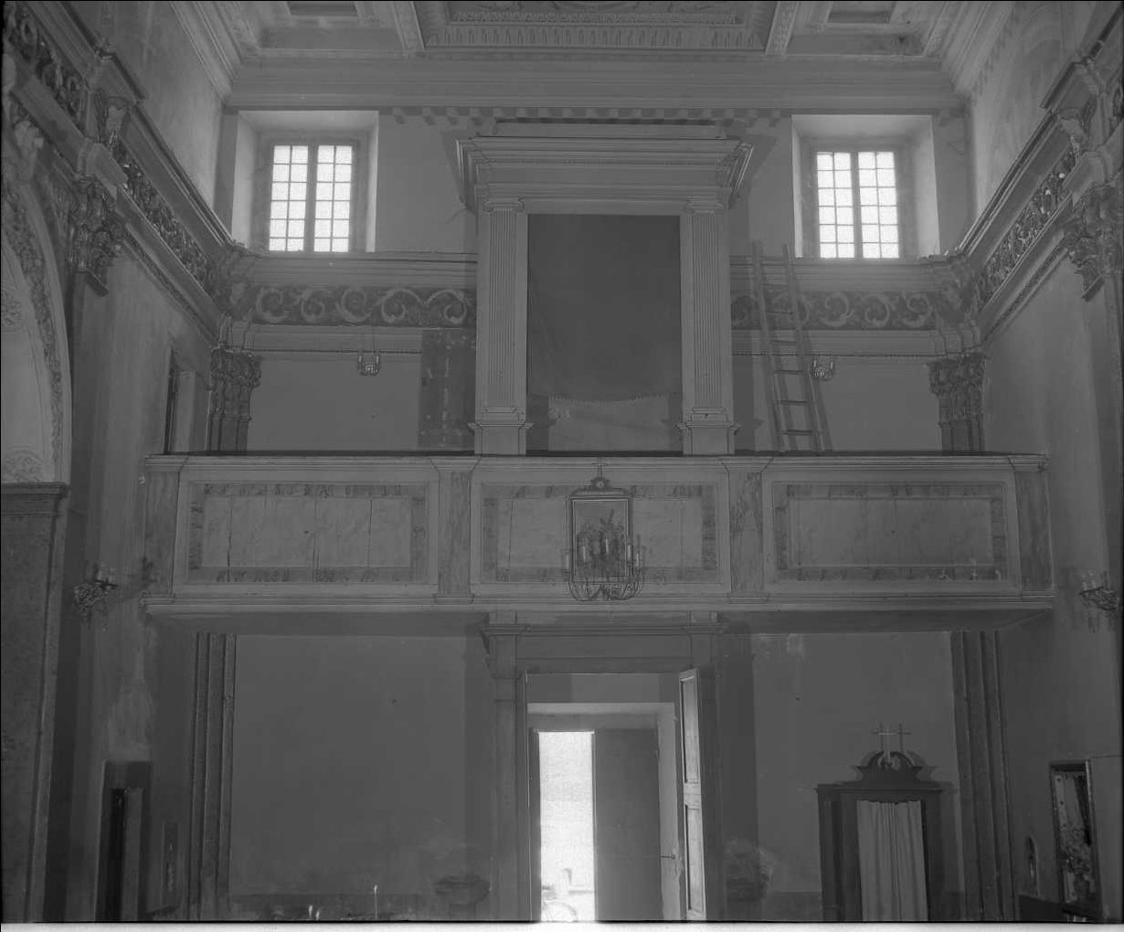 balaustrata del coro, elemento d'insieme - bottega toscana (sec. XIX)