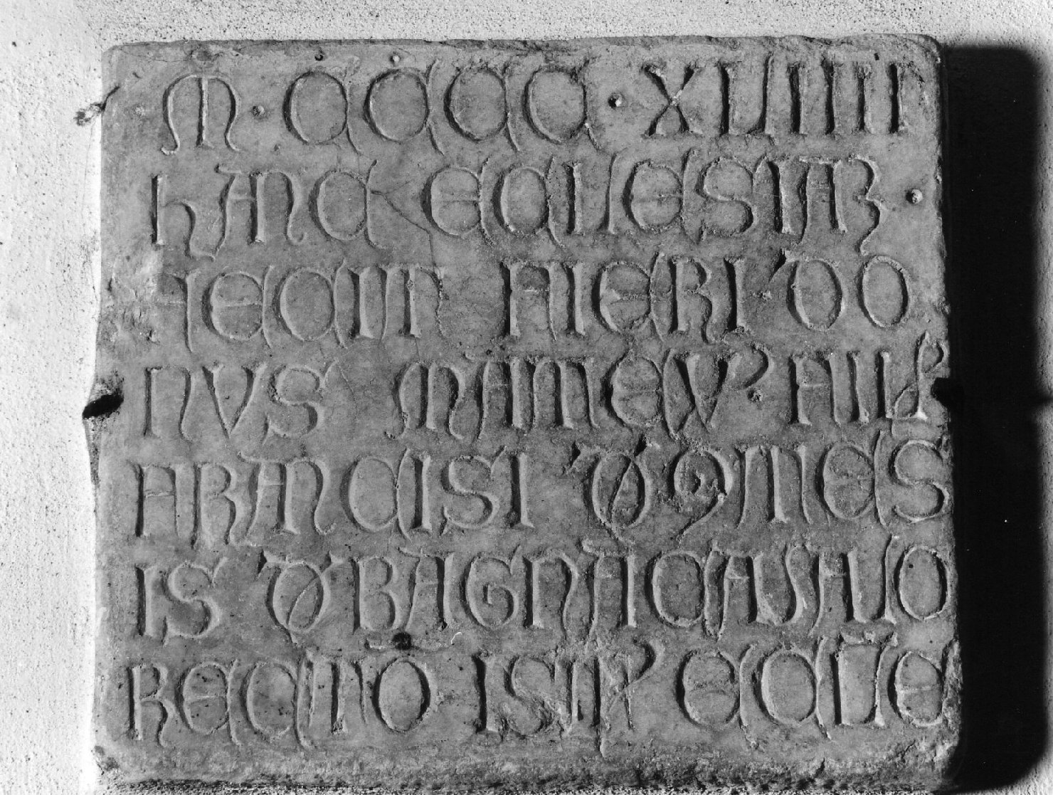 lapide commemorativa - bottega romagnola (sec. XV)