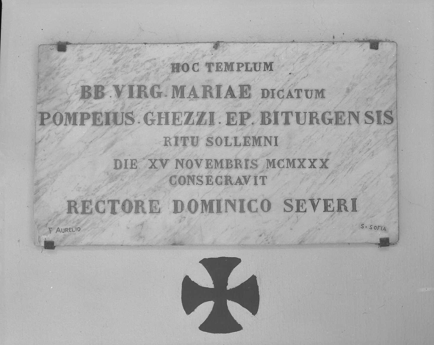 lapide - ambito tosco-romagnolo (secondo quarto sec. XX)