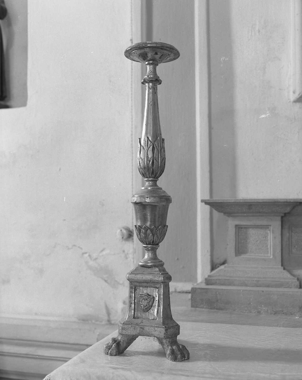 candeliere, coppia - ambito tosco-romagnolo (seconda metà sec. XIX)